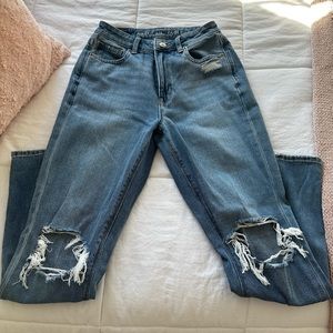 American eagle ripped jeans!